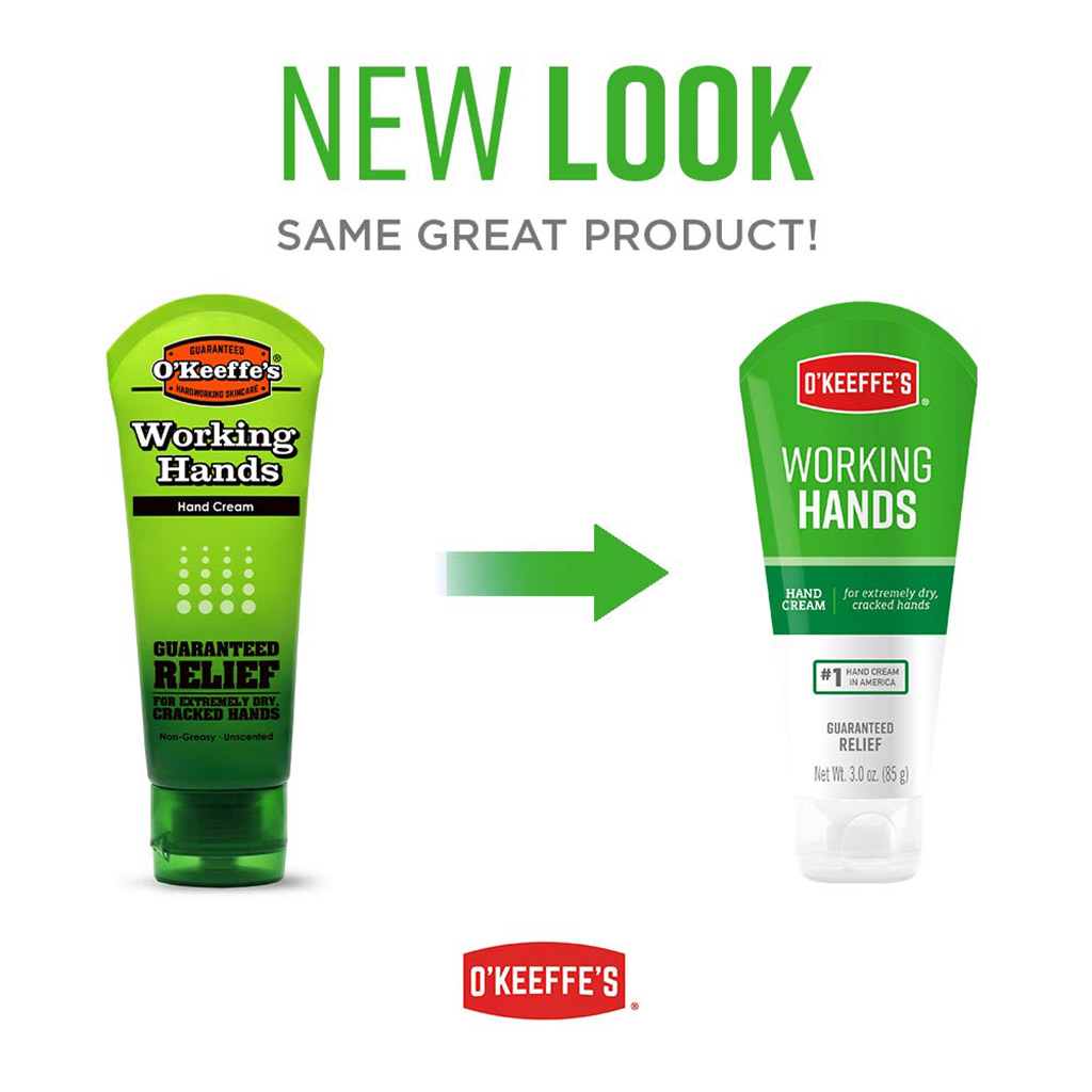 O'Keeffe's, Working Hands Hand Cream, Intensive healing cream for extremely dry cracked hands, 89 ml