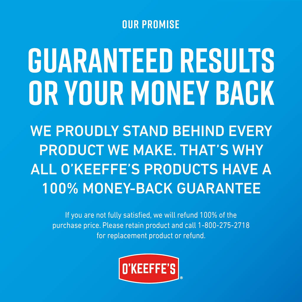 O'Keeffe's, Healthy Feet Foot Cream, Intensive moisturizing foot cream for dry, cracked skin, 89ml tube