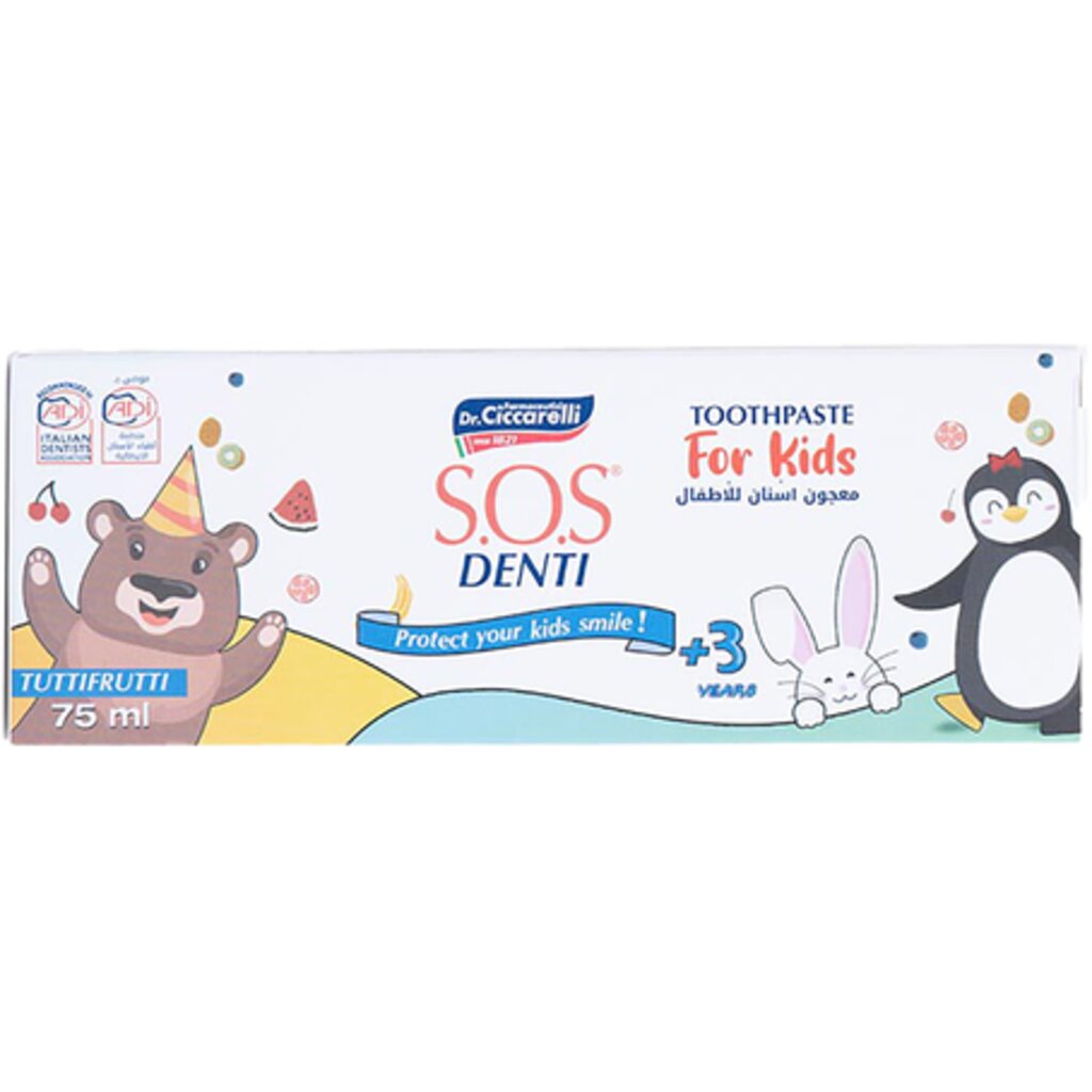 S.O.S. Denti, Anti-Bacterial Toothbrush Medium Charcoal, Medium bristle antibacterial charcoal toothbrush, 1 toothbrush