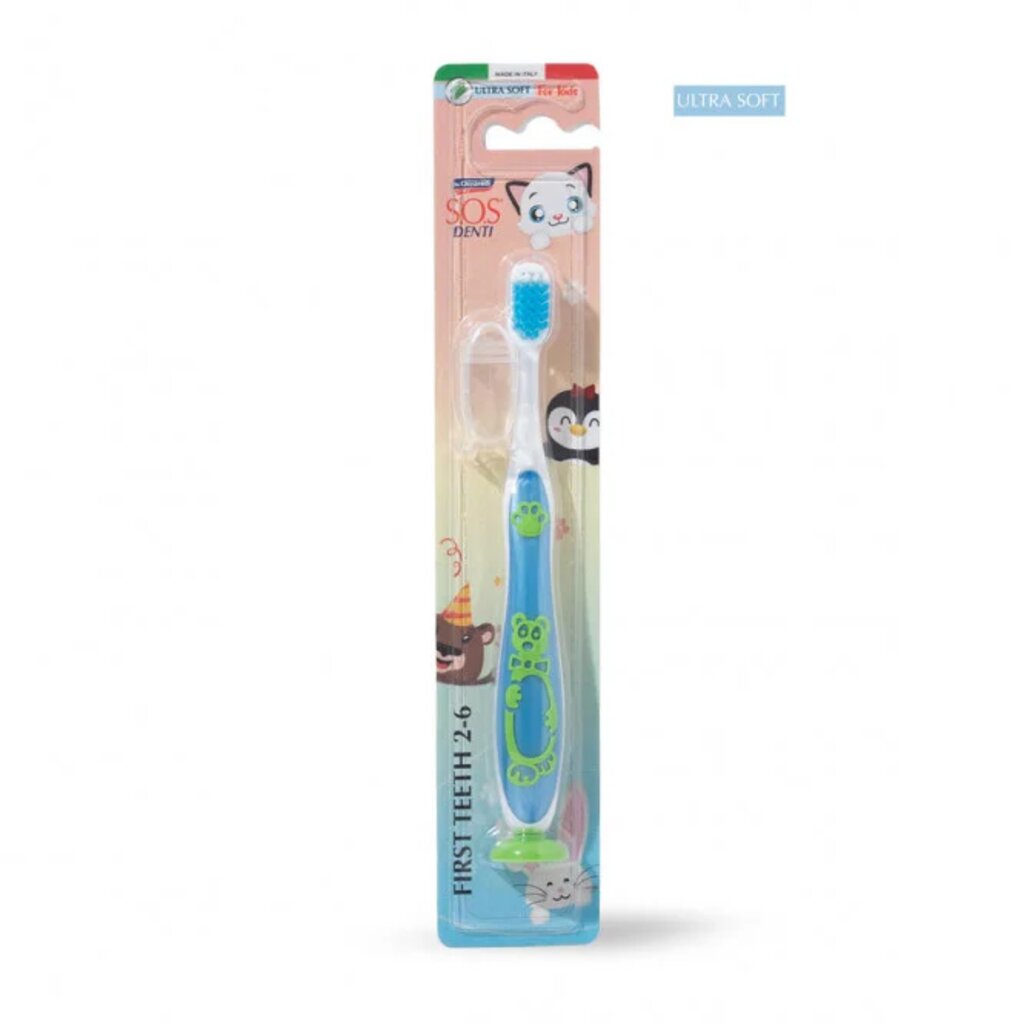 S.O.S. Denti, Gum Protection Toothbrush Sensitive, Soft bristle toothbrush for sensitive gums, 1 toothbrush