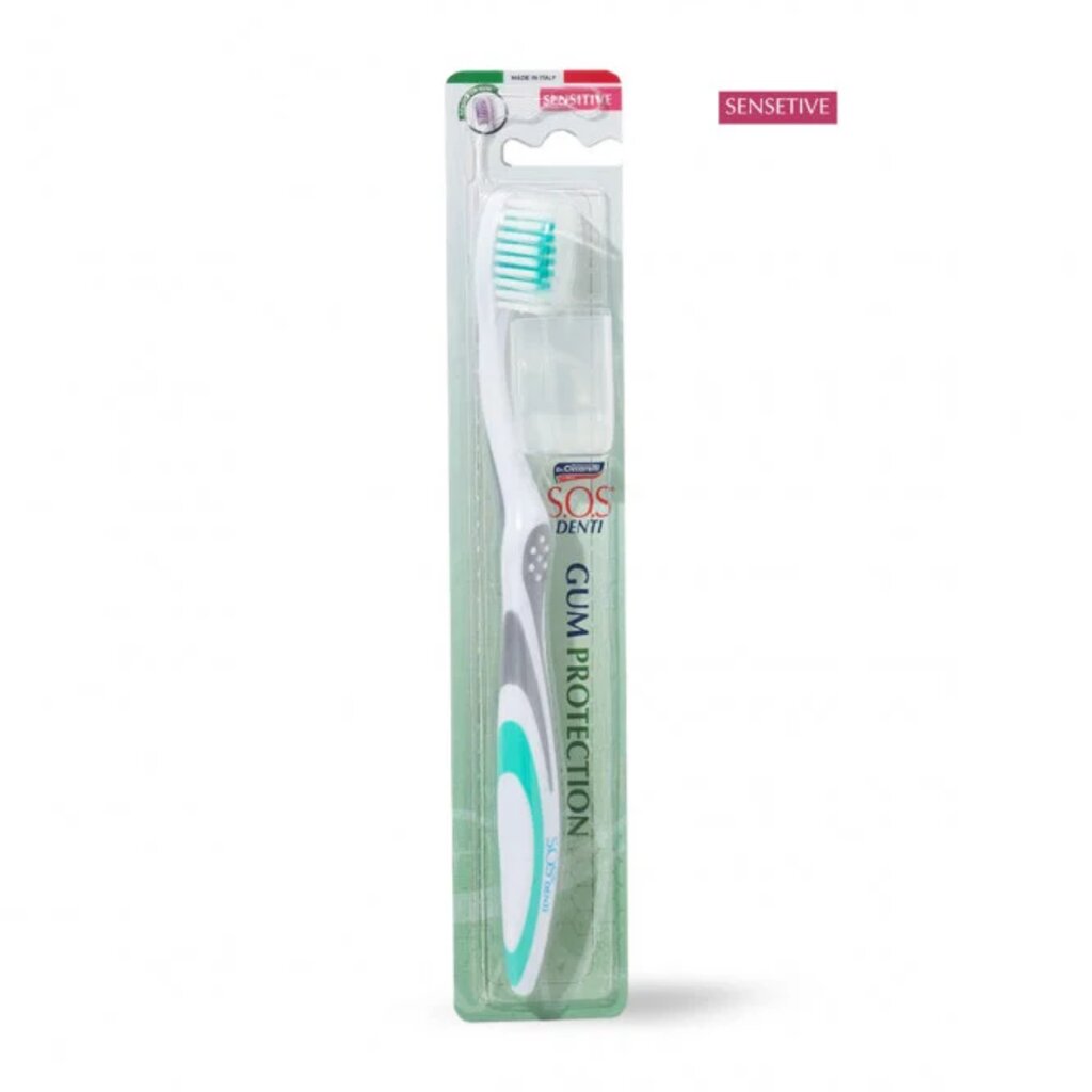S.O.S. Denti, Sensitive Relief Toothbrush Ultra Soft, Toothbrush for sensitive teeth and gums