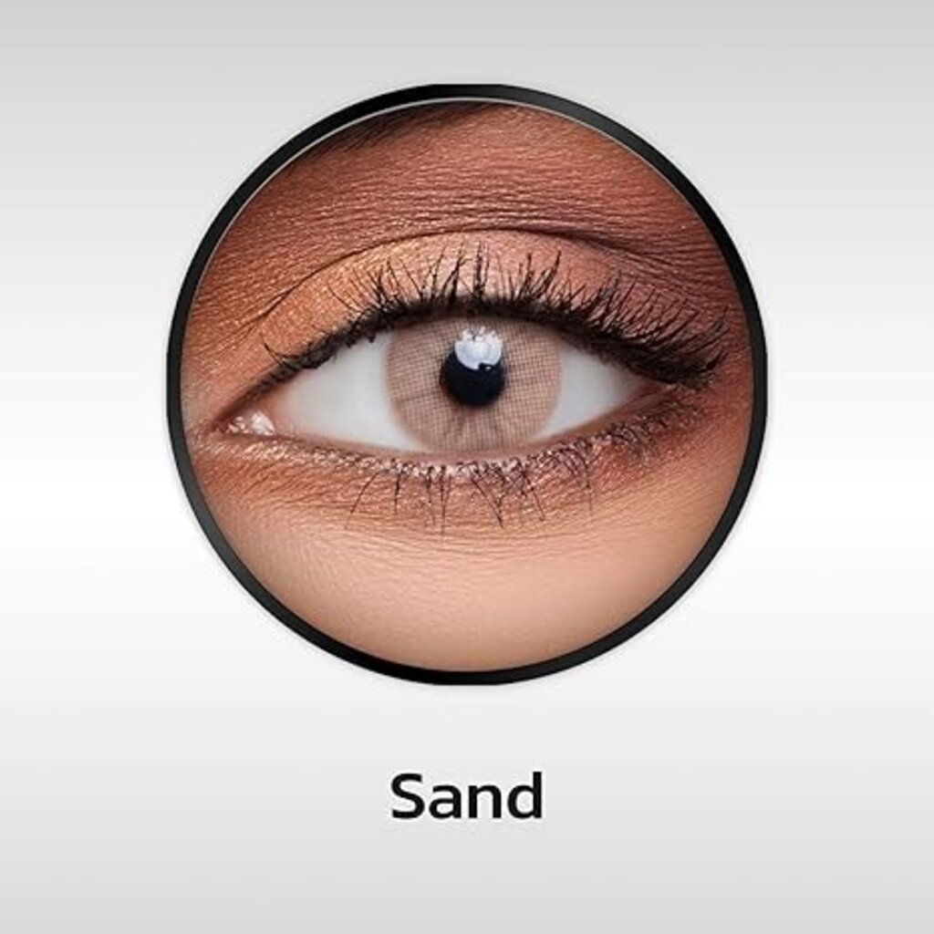Afle, Contact Lenses Sand, Comfortable daily wear colored contact lenses