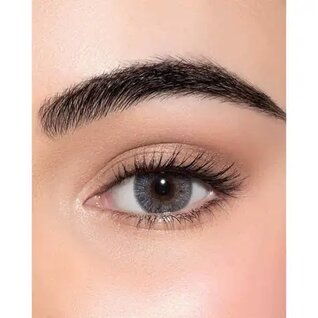 LensMe, Color Contact Lenses Gray, Natural tinted lenses for eye color enhancement, Standard size