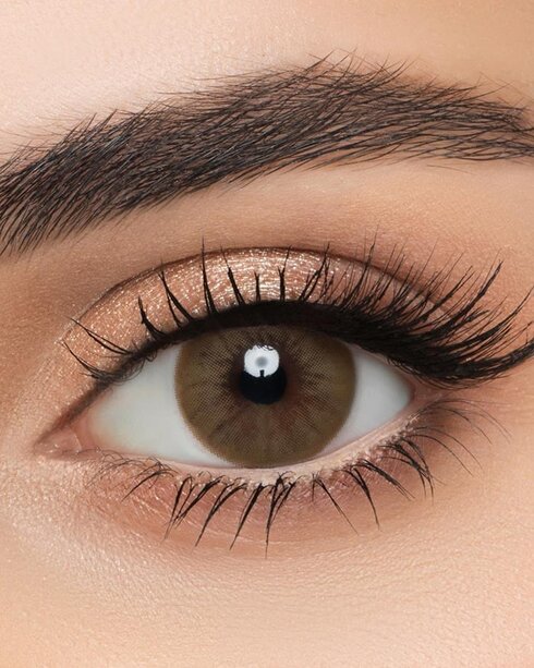 Lensme, Color Contact Lenses Latte, Natural tone colored contact lenses for daily wear