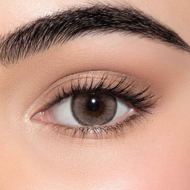 Lensme, Color Contact Lenses Caffe, Natural brown color enhancing lenses