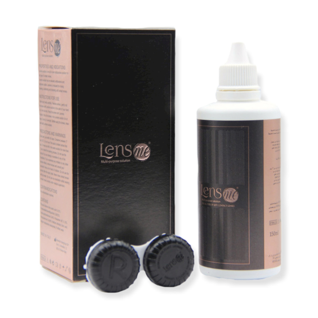 LensMe, All-in-One Care Contact Lens Solution, Multipurpose solution for cleaning and storing lenses, 150 ml