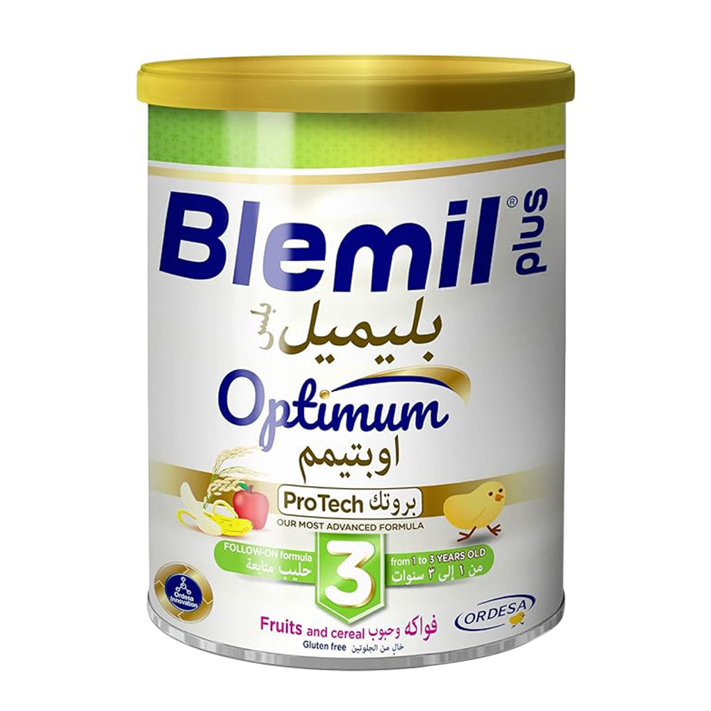 Blemil Plus Optimum, Protech 3 Fruits And Cereal Growing-Up Formula, Nutritional formula for toddlers 1–3 years, 400g