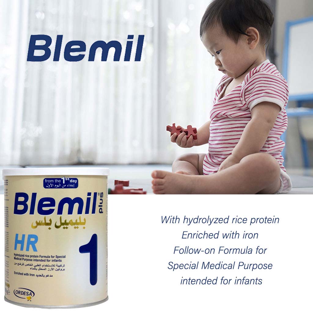 Blemil Plus 1Hr,Hydrolyzed Rice Infant Formula For Cmpa 400 G