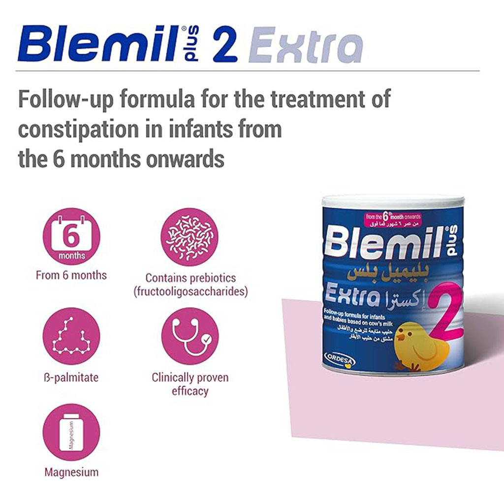 Blemil Plus Extra Stage 2 Follow-On Infant Formula, 600 g