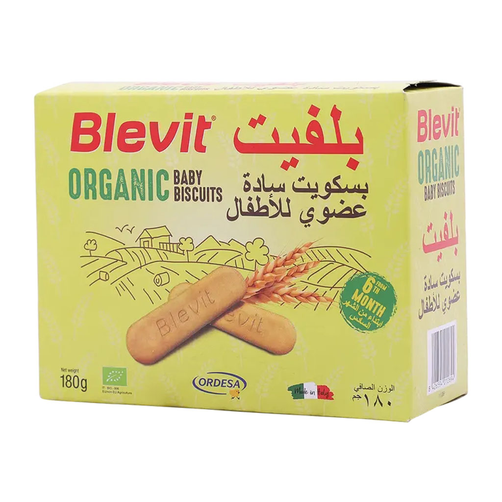 Blevit Organic Baby Biscuits 180g