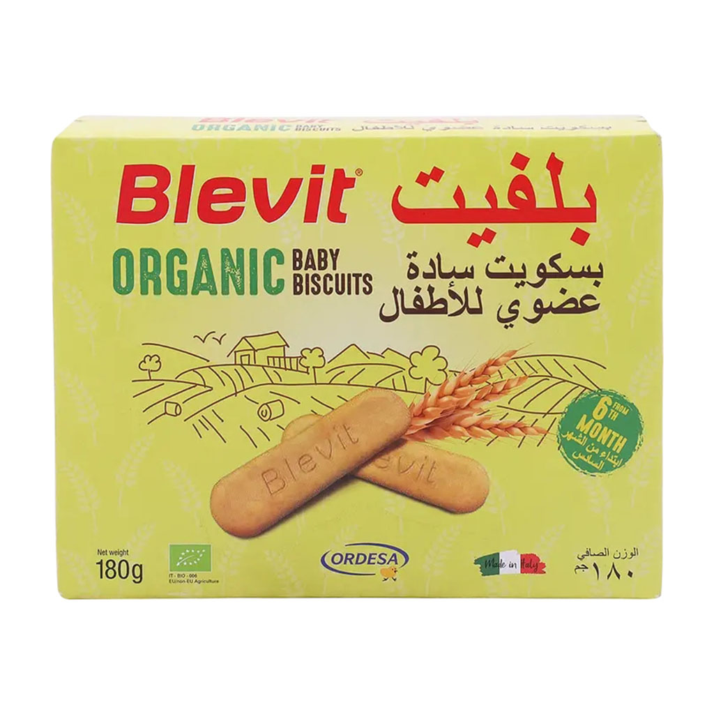 Blevit Organic Baby Biscuits 180g