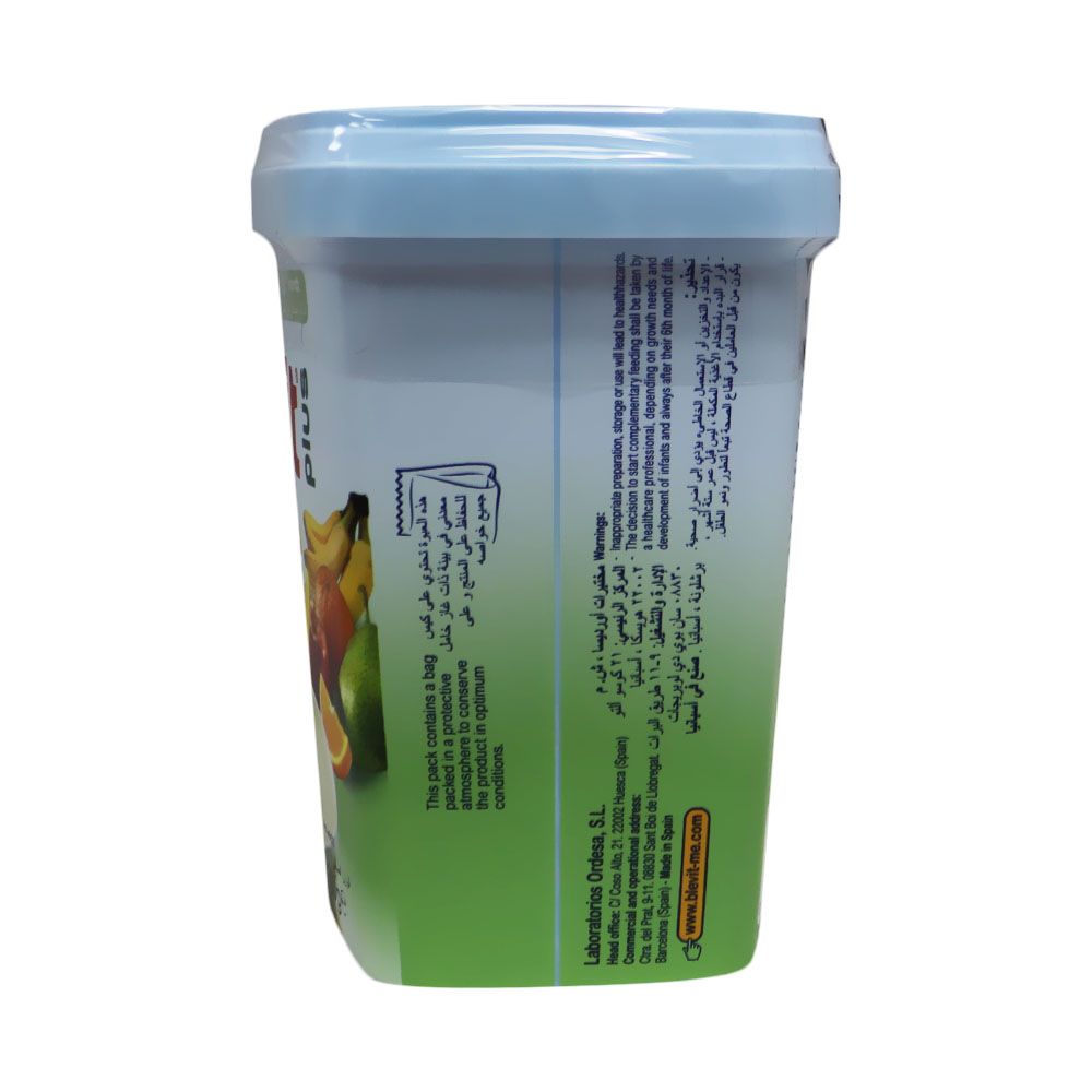 Blevit Plus, Delicious fruits dry cereal, Tasty baby cereal with mixed fruit flavors, 300 g