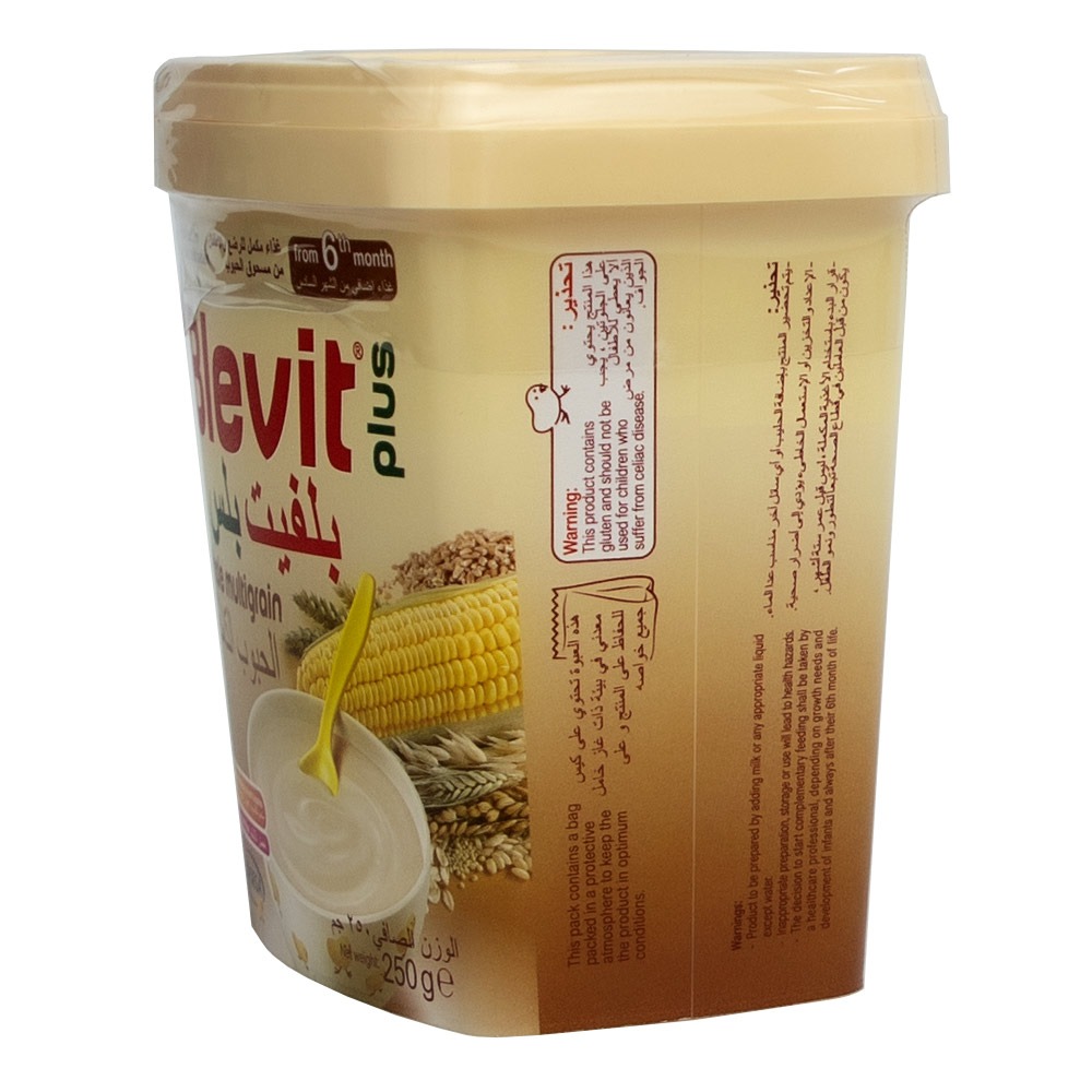 Blevit Plus Whole Multigrain Dry Cereals, 250 G