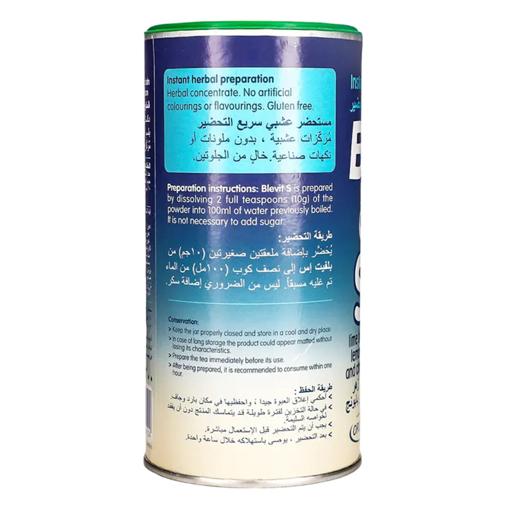 Blevit S, Instant Herbal Preparation, Nutritional herbal formula for infants, 200g