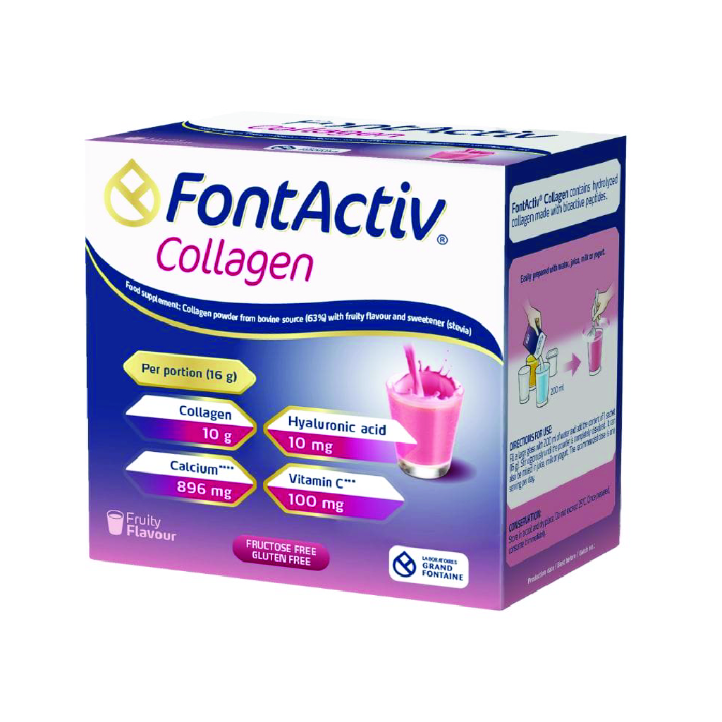 Fontactiv Collagen Fruits Sachets 448G