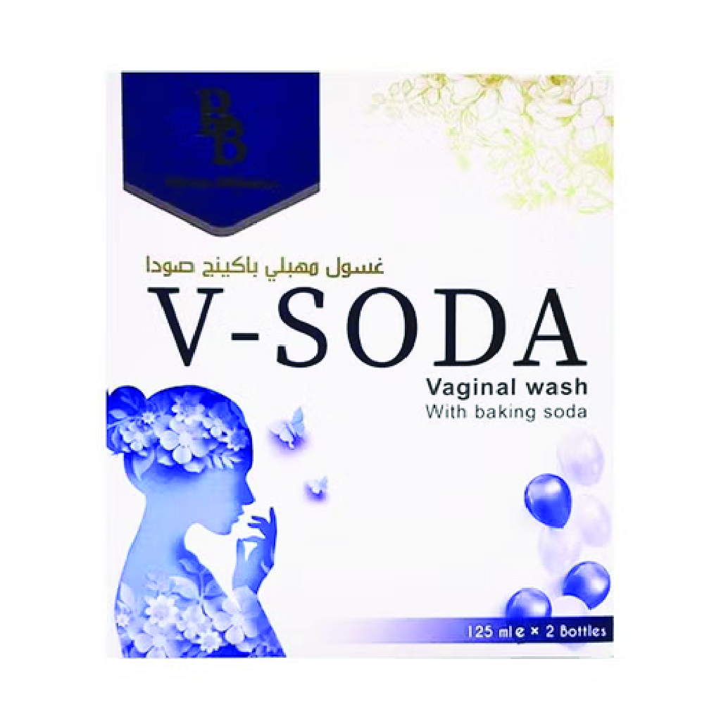 V Soda Vaginal Wash With Paking Soda (2X125Ml)