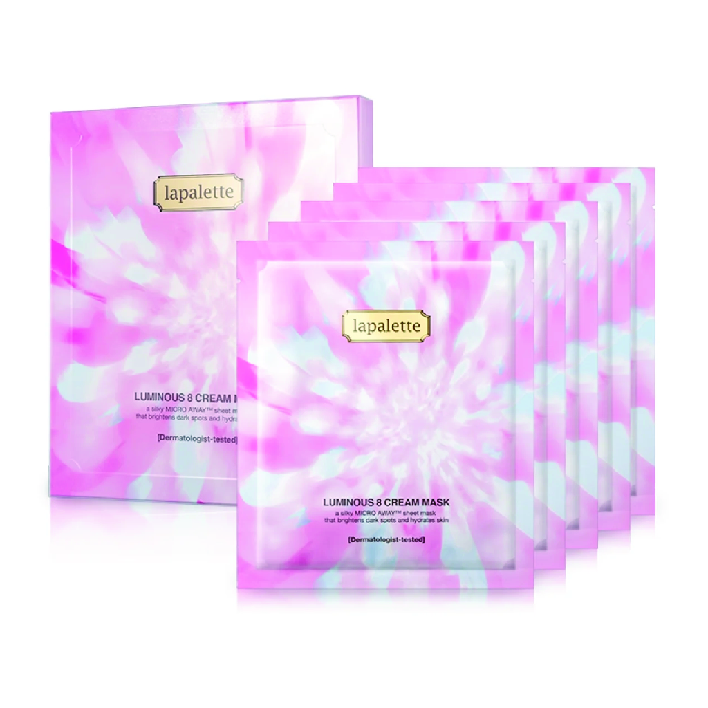 LUMINOUS 8 CREAM MASK WHITENING CARE 5 SHEETS
