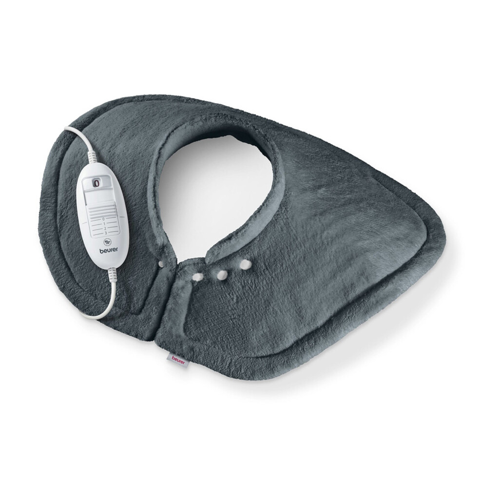 Beurer, Cosy Heated Shoulder & Neck Pad, Extra-soft fleece heating pad for muscle relaxation, hk 54