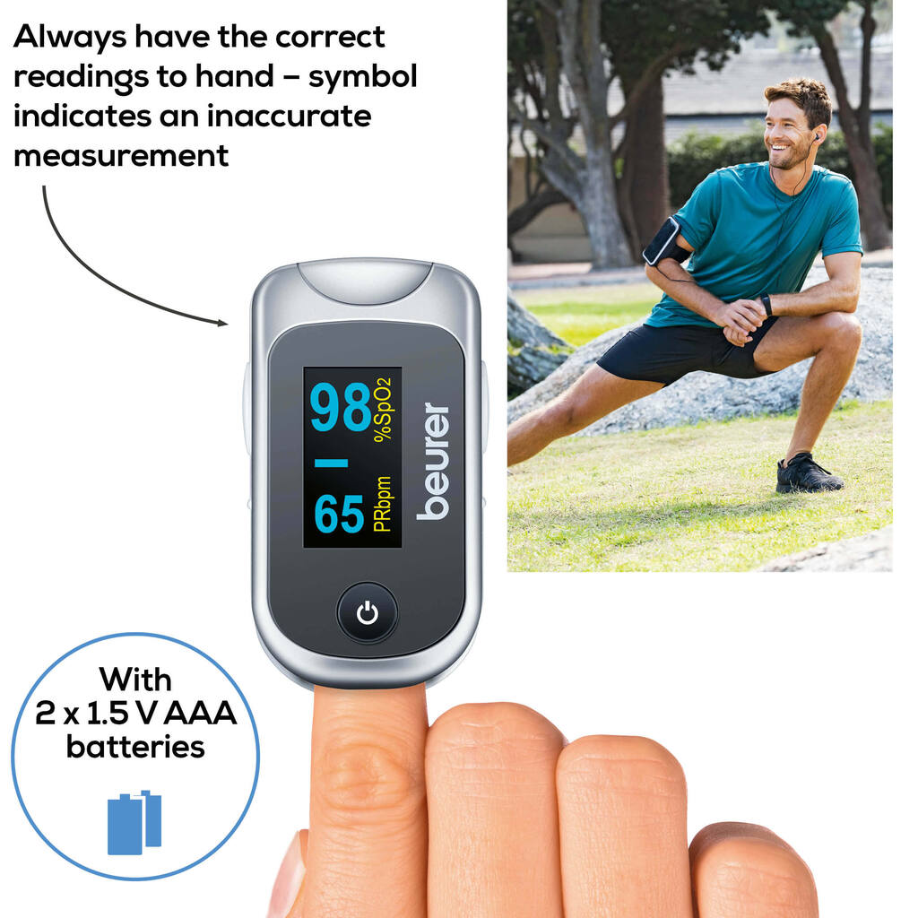 Beurer, Pulse oximeter PO 40, Portable device for measuring oxygen saturation and pulse