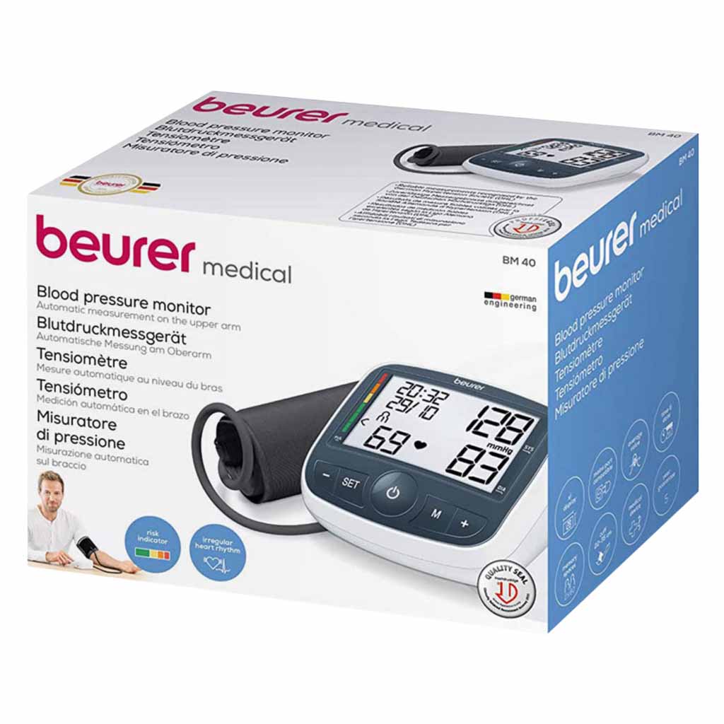 BEURER UPPER ARM BLOOD PRESSURE MONITOR BM 40