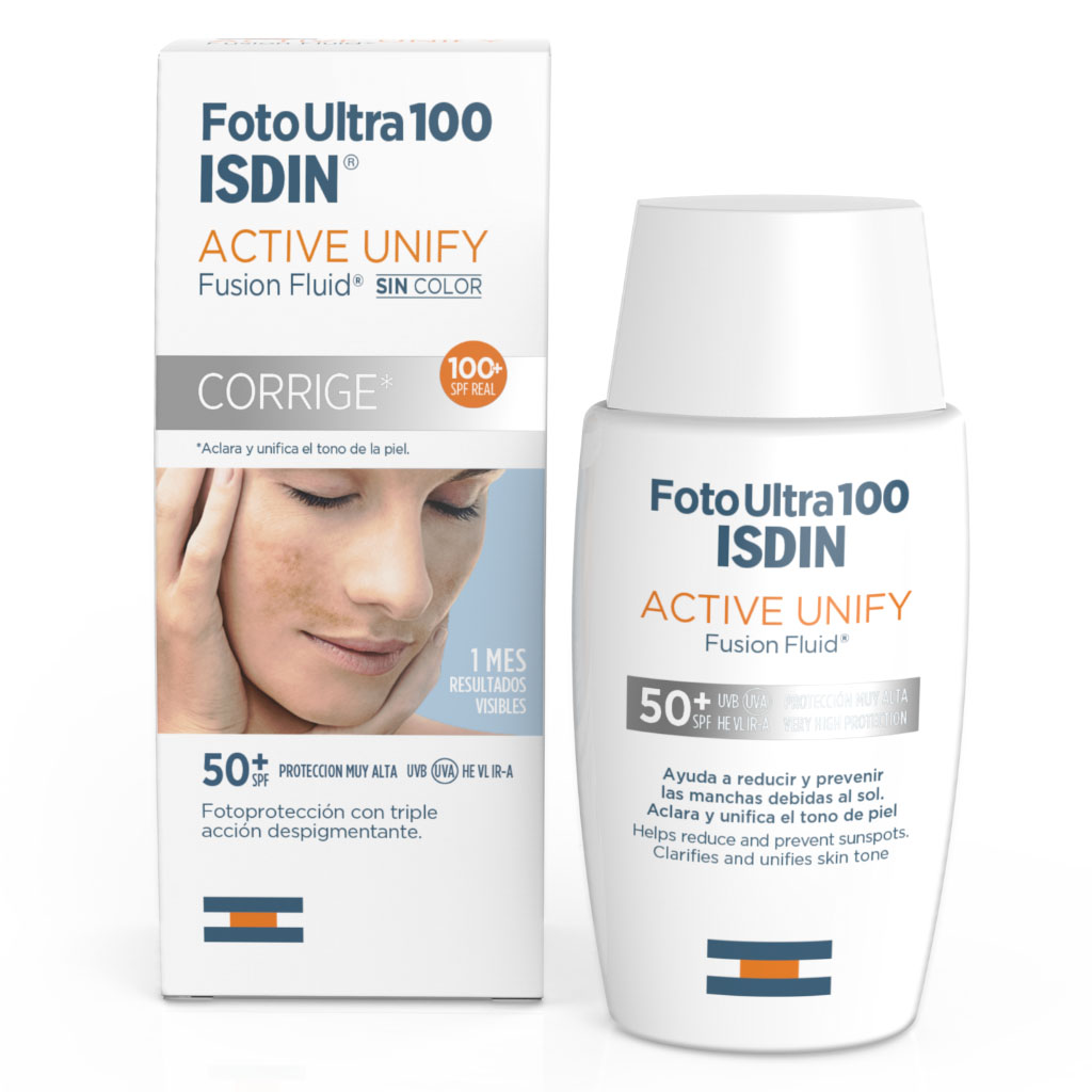 Isdin Foto Ultra 100 Active Sunscreen Unify Fusion Fluid No Color 50 ml