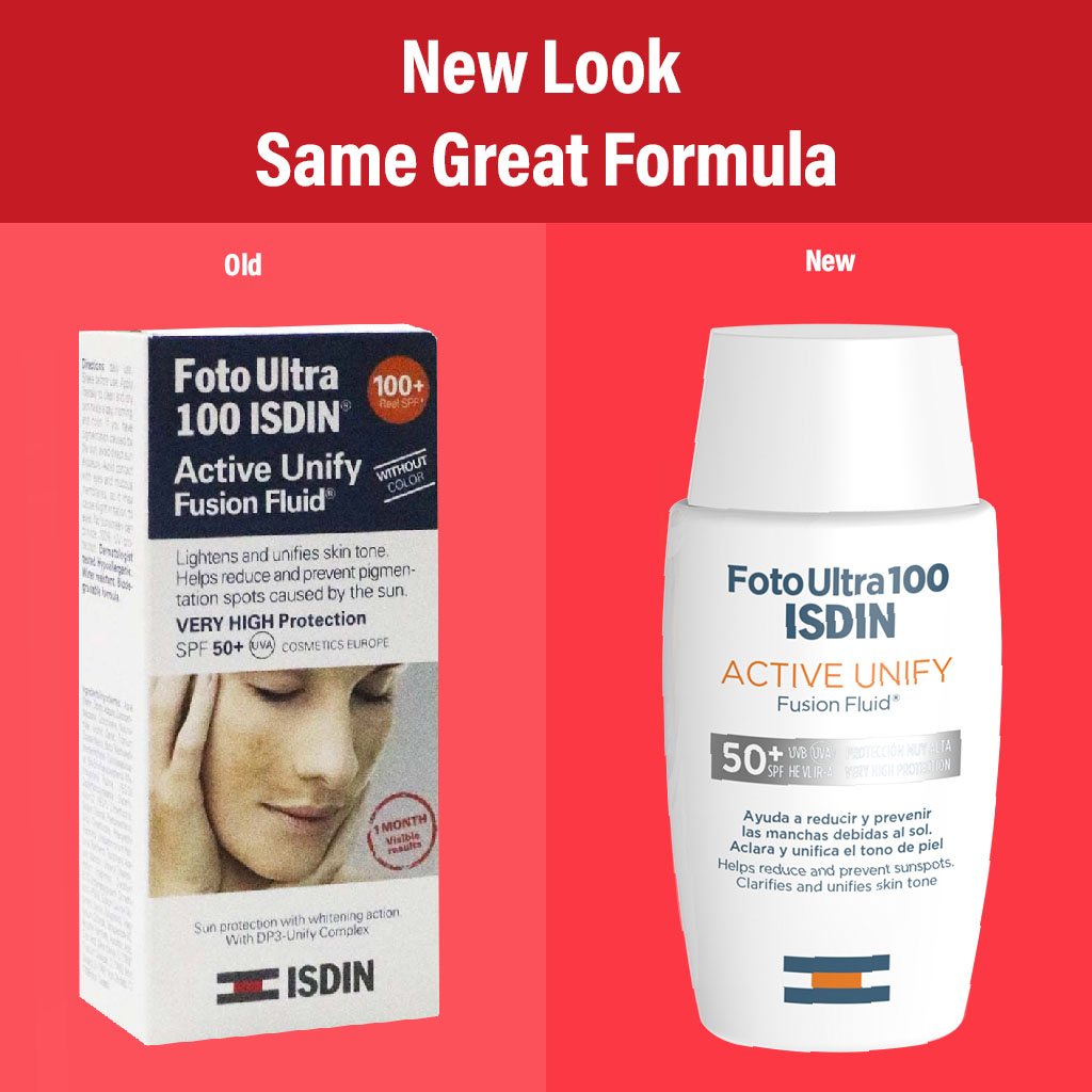 Isdin Foto Ultra 100 Active Sunscreen Unify Fusion Fluid No Color 50 ml