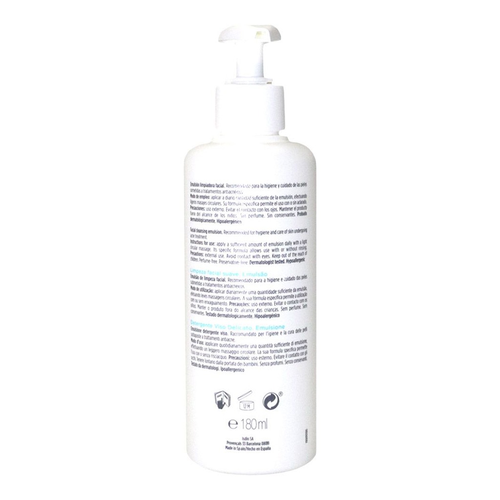 Isdin Acniben Rx Cleansing Emulsion Cream 180 ml