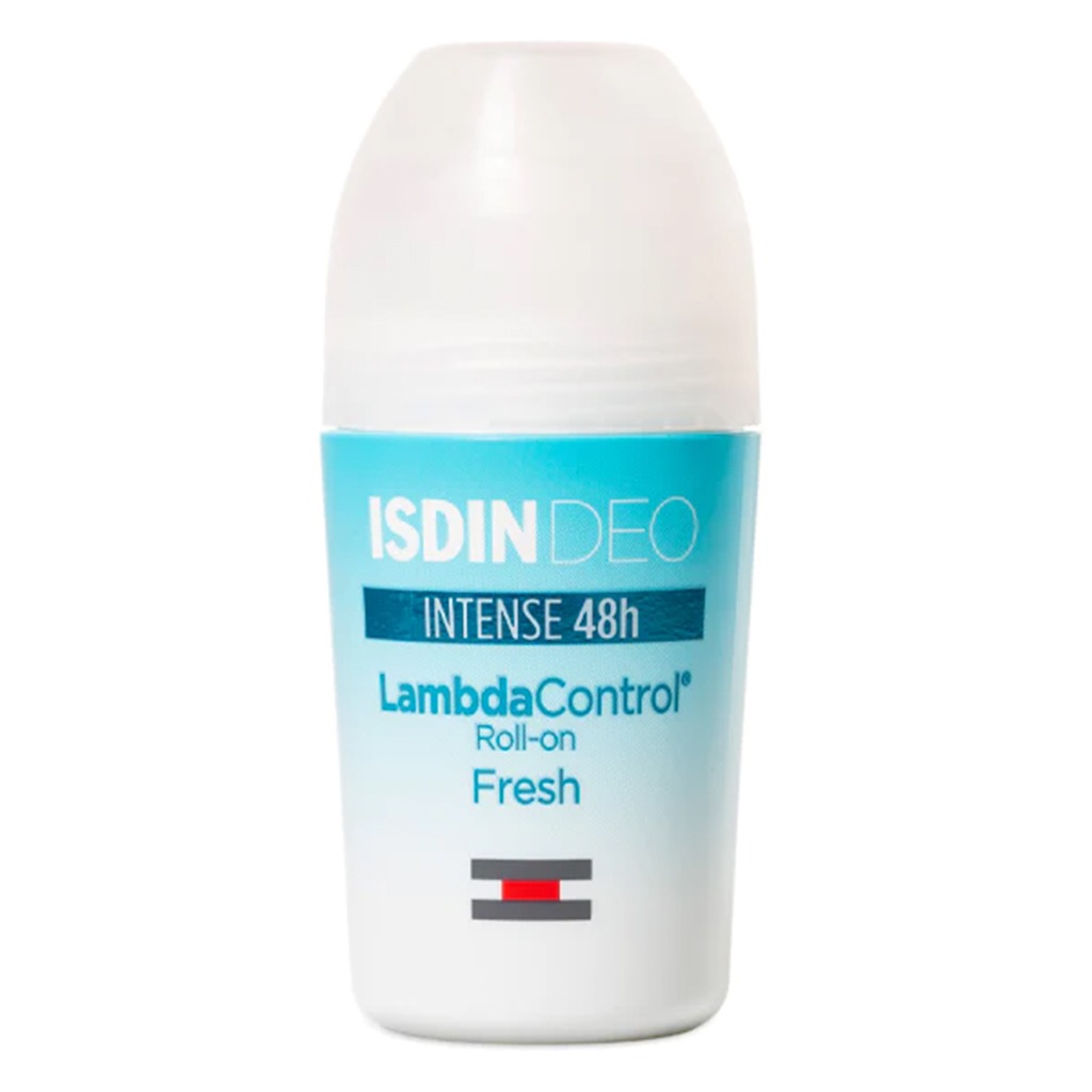 Isdin, Deo Lambda Control Intense 48 Hour Fresh Roll-On, Long-lasting deodorant for intense freshness, 50ml
