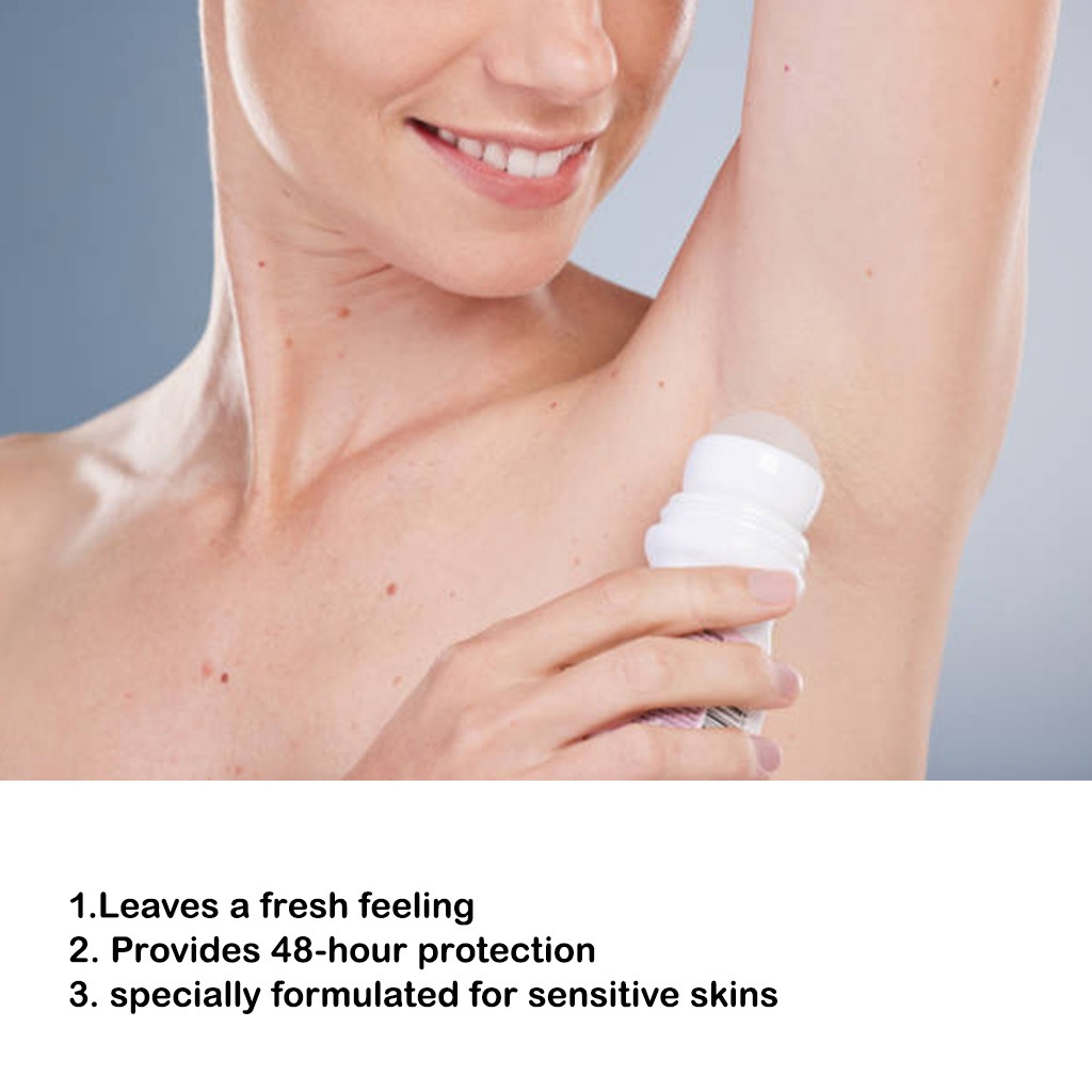 Isdin, Deo Lambda Control Intense 48 Hour Fresh Roll-On, Long-lasting deodorant for intense freshness, 50ml