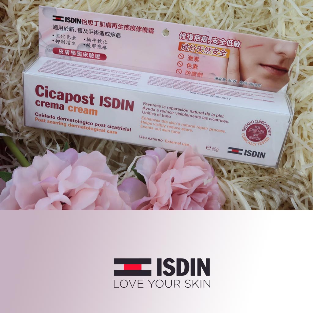 ISDIN, Cicapost Cream, Skin repair cream for post-procedure care, 50g