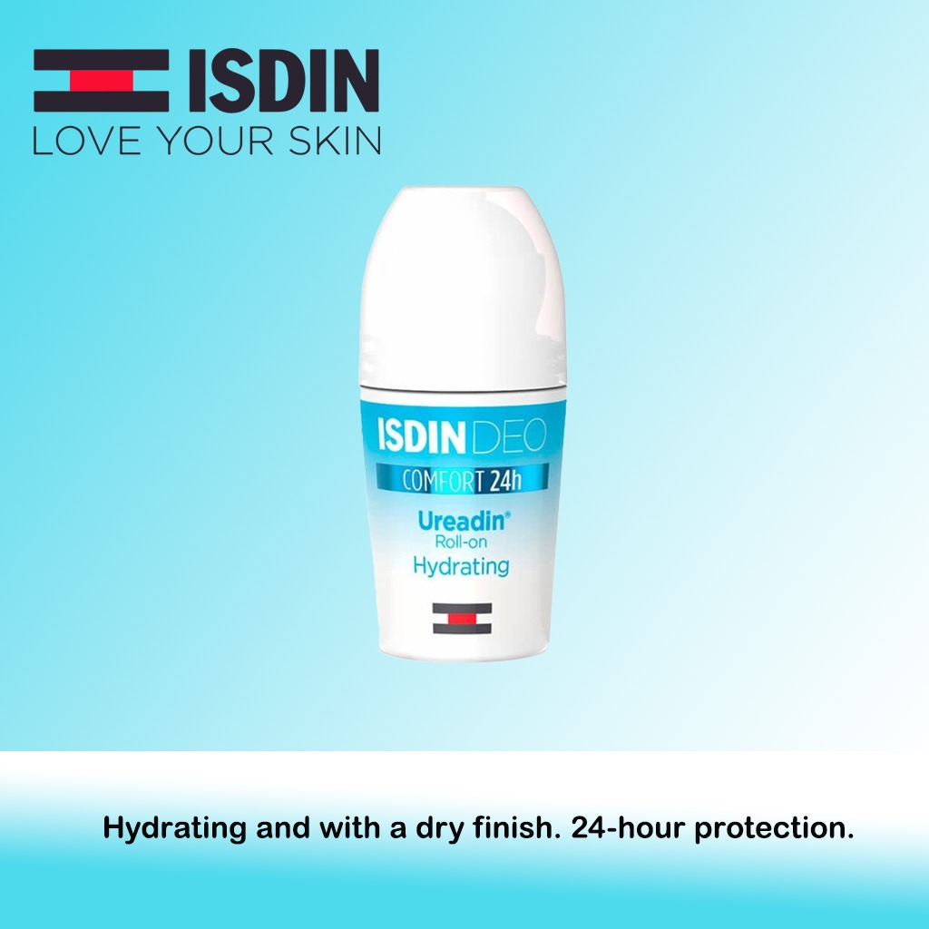 Isdin, Ureadin Deodorant Hydrating Cream, Moisturizing deodorant for sensitive skin, 50 ml
