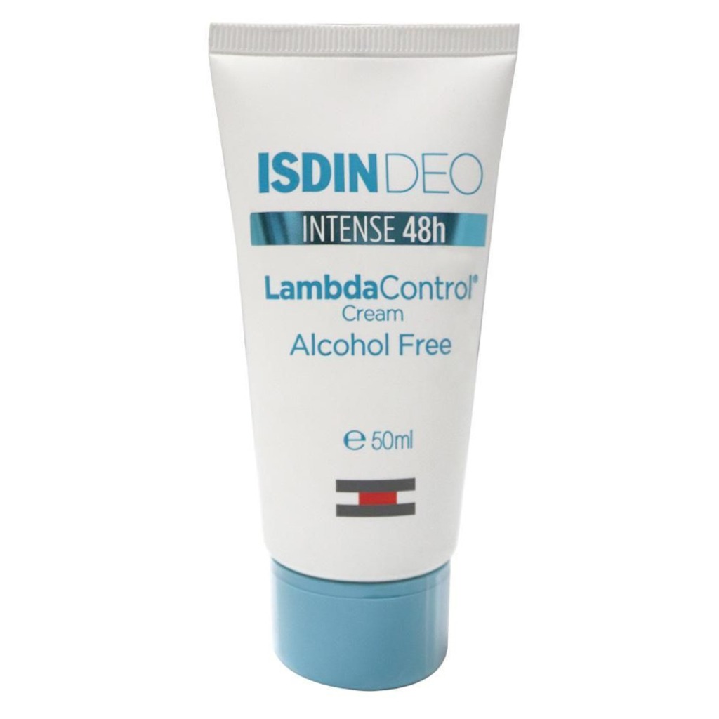 ISDIN, Deo Lambda Control Intense 48 Hour Cream, Long-lasting deodorant cream with intense protection, 50ml