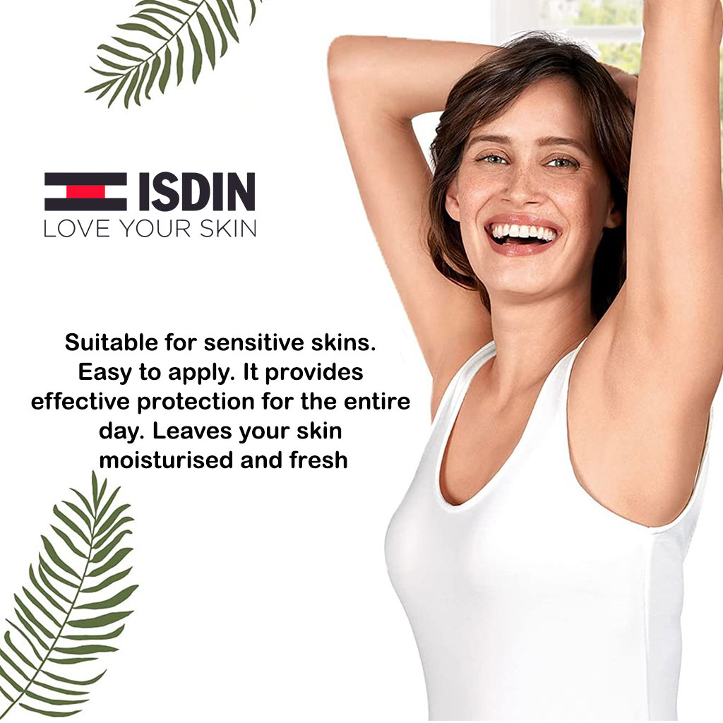 ISDIN, Deo Lambda Control Intense 48 Hour Cream, Long-lasting deodorant cream with intense protection, 50ml