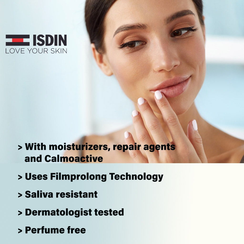 ISDIN, Acniben Rx Lip Repairing Balm, Soothing balm for dry, chapped lips, 10ml