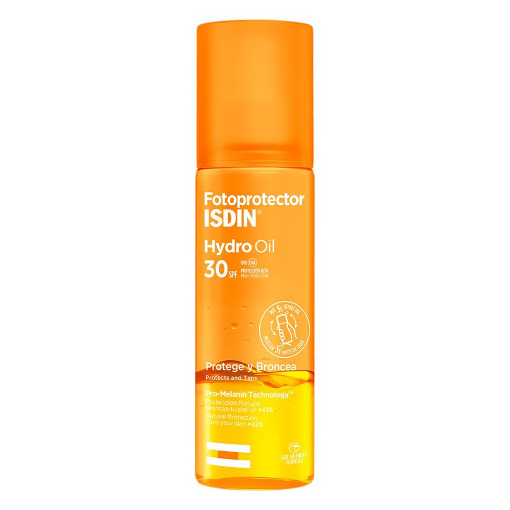 Isdin, Hydro Oil SPF 30, Hydrating oil with sun protection for daily use, 30ml