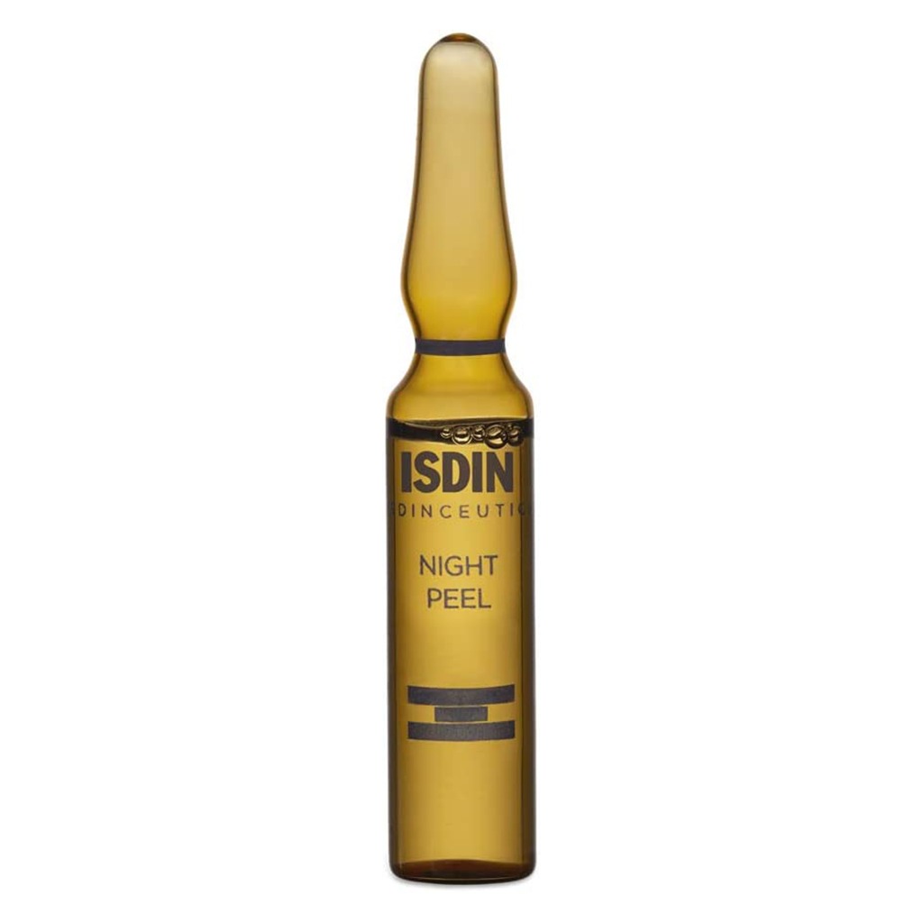 Isdin, Ceutics Night Peel Ampoules, Intensive night peel treatment for skin renewal, 20ml