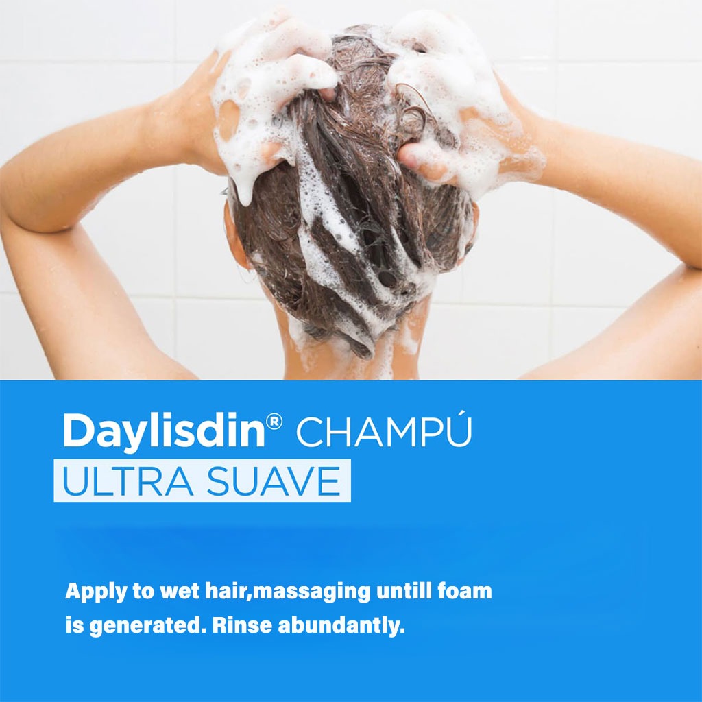 ISDIN, Daylisdin Ultra Gentle Shampoo, Mild shampoo for sensitive scalp care, 400ml