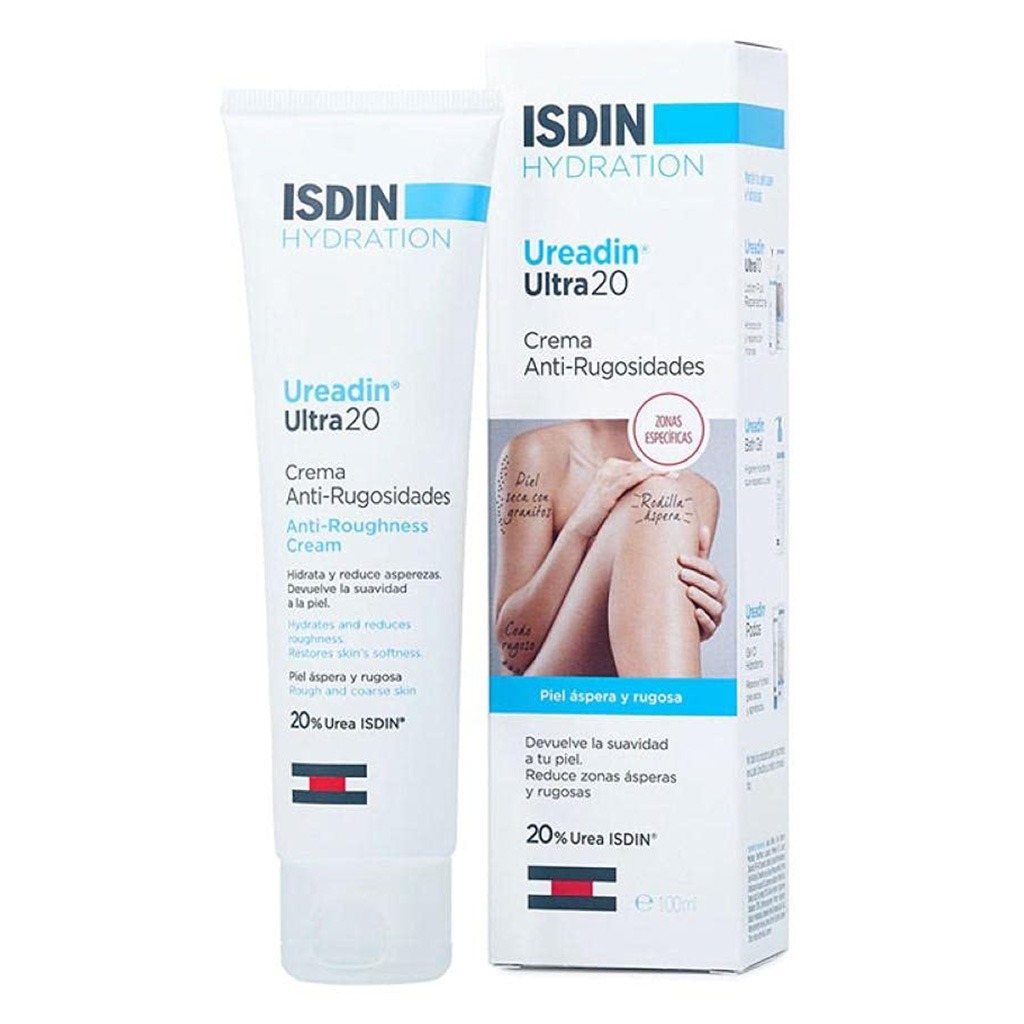 Isdin, Hydration Ureadin Ultra20 Anti-Roughness Cream, Intensive moisturizing cream for very dry and rough skin, 100 ml