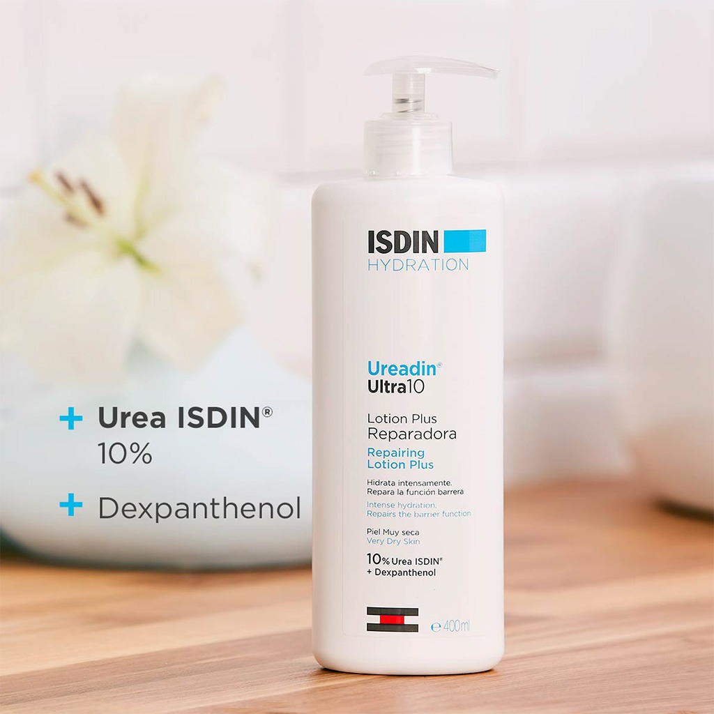 Isdin, Ureadin Ultra10 Repairing Lotion Plus, Intensive repairing lotion for very dry skin, 400ml