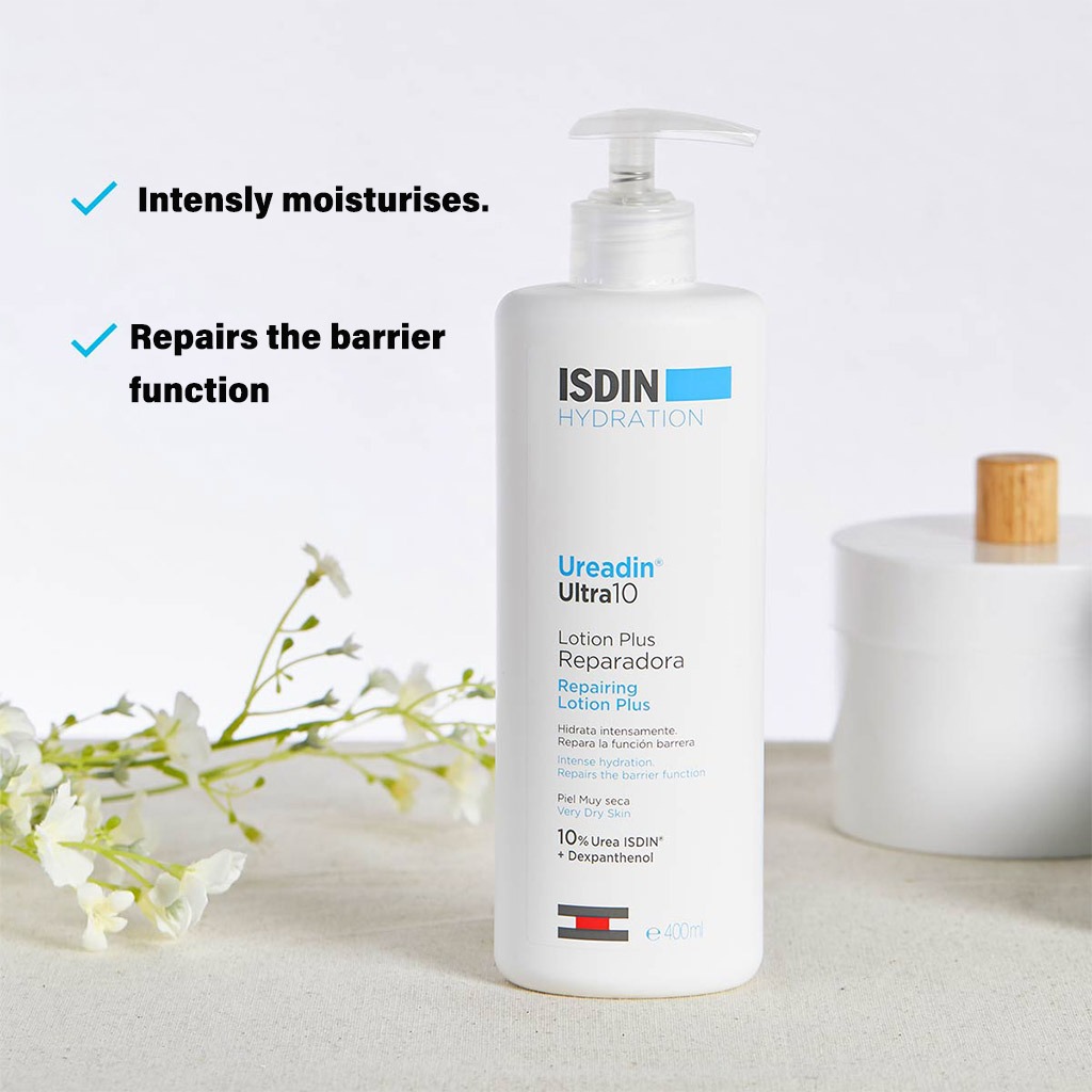 Isdin, Ureadin Ultra10 Repairing Lotion Plus, Intensive repairing lotion for very dry skin, 400ml