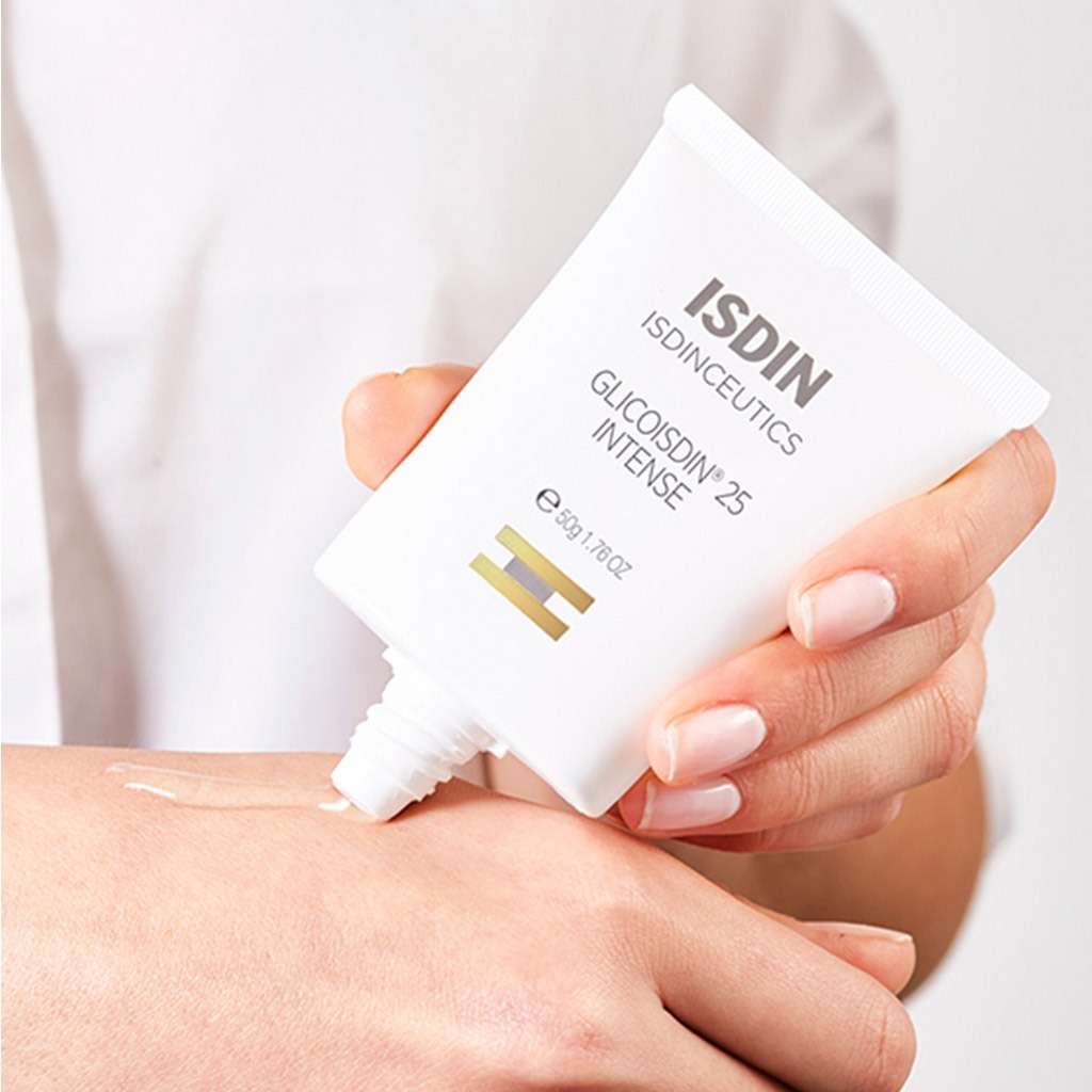 Isdin, Isdinceutics Glicoisdin 25 Intense Facial Gel, Exfoliating Facial Gel with Glycolic Acid, 50g