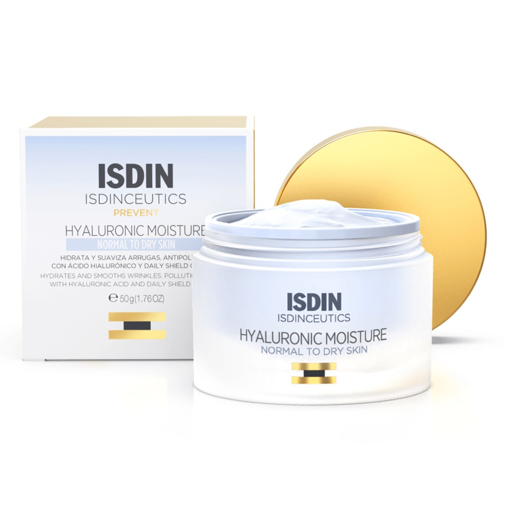 Isdin, Hyaluronic Moisture Cream, Hydrating cream for normal to dry skin