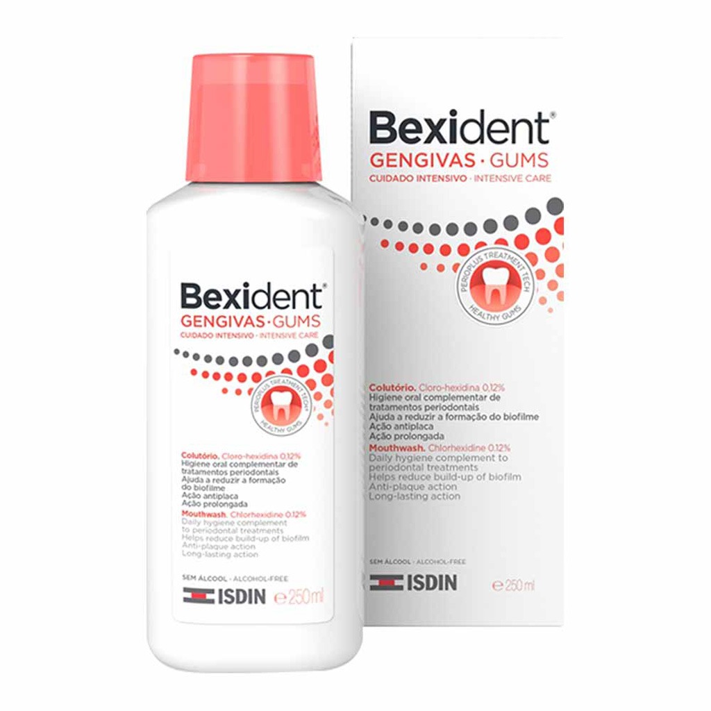Isdin Bexident, Gums Intensive Care Mouthwash, Mouthwash for intensive gum protection, 250ml