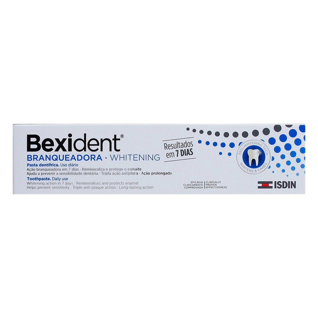 Isdin Bexident, Whitening Toothpaste, Whitening toothpaste with enamel protection, 125ml