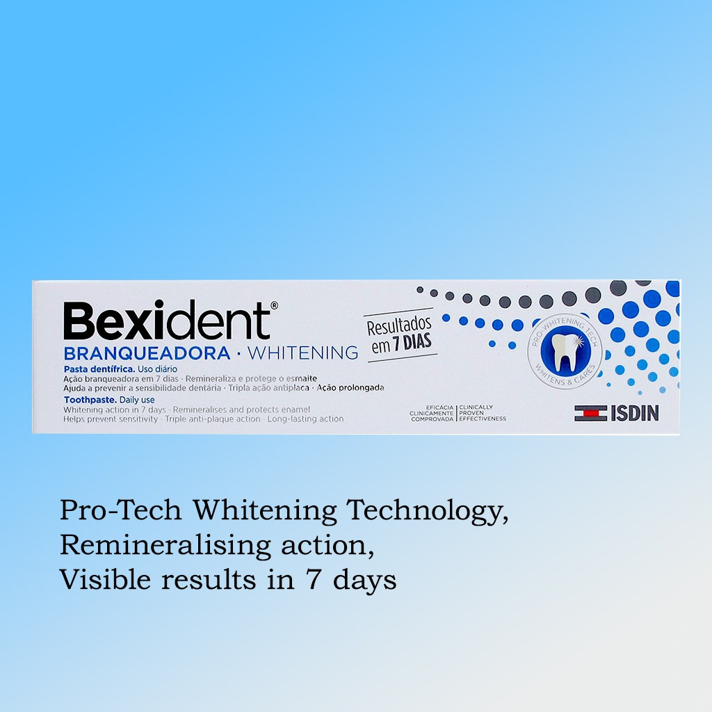 Isdin Bexident, Whitening Toothpaste, Whitening toothpaste with enamel protection, 125ml