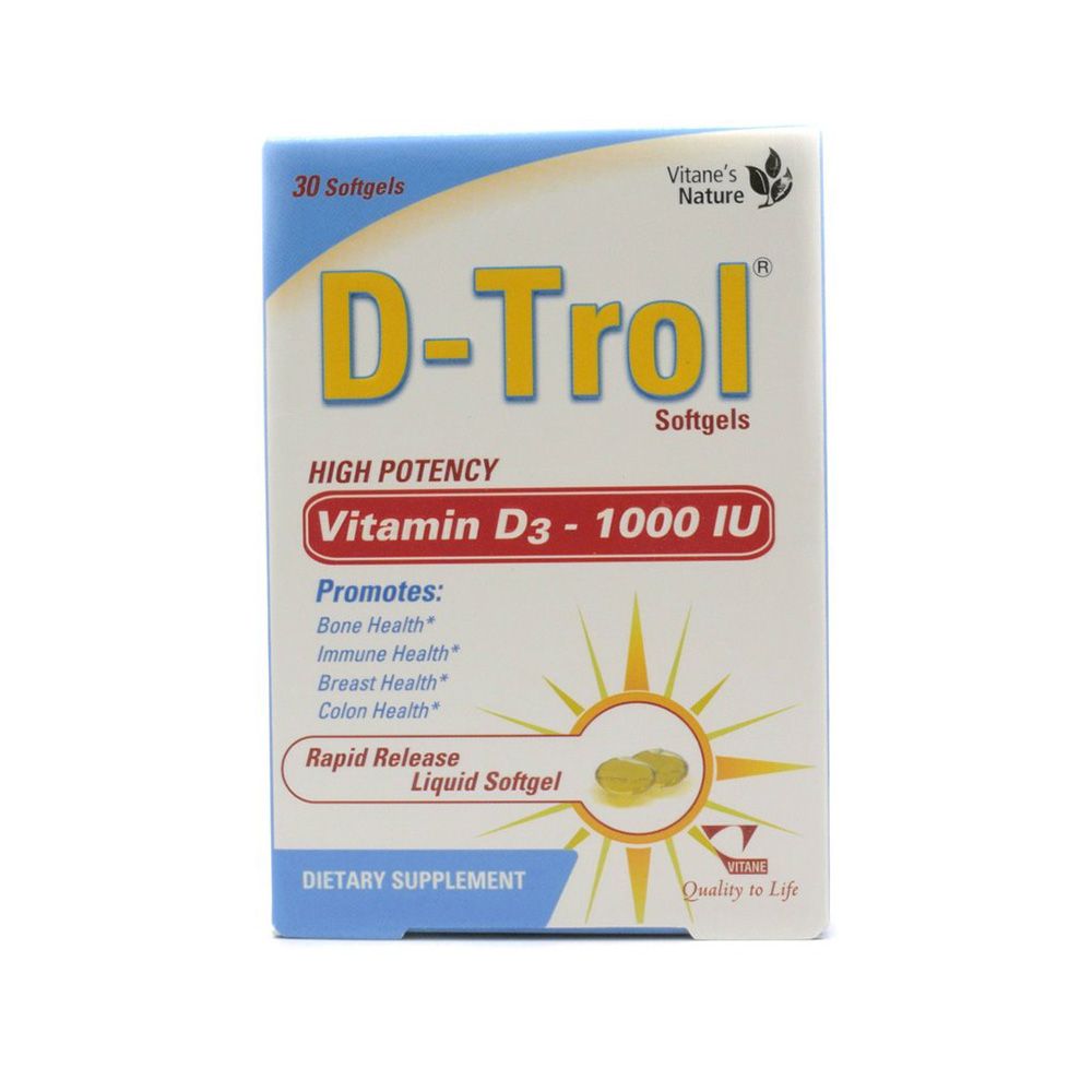 D-Trol, Softgels, Dietary supplement softgels for prostate health, 30 softgels