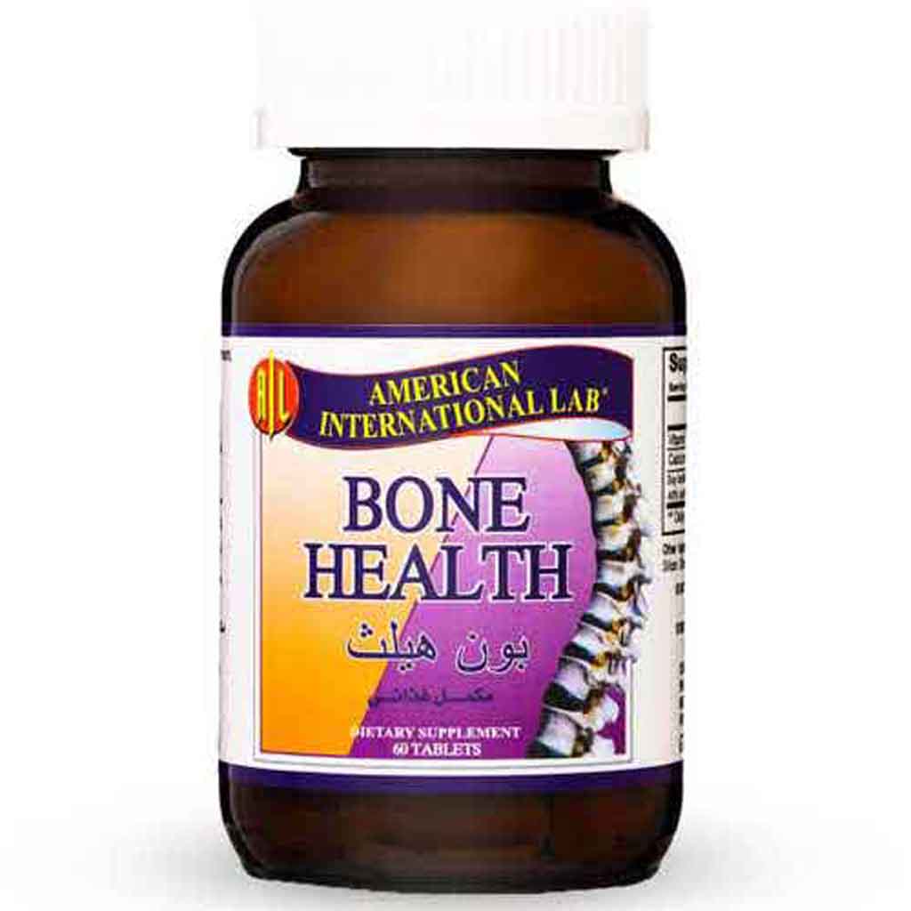 American Lab, Bone Health, Calcium and vitamin supplement, 60 tablets
