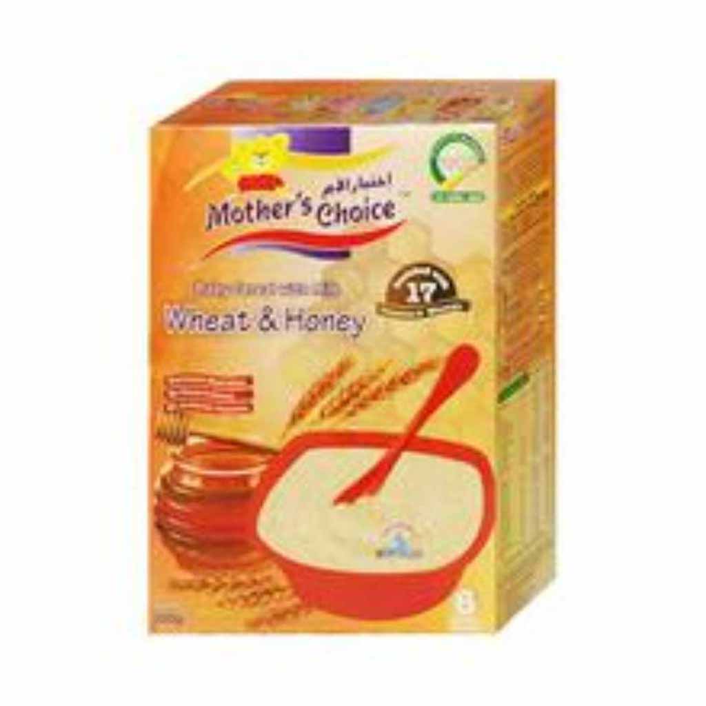 Mother Choice, Wheat and Honey Cereal, Sweetened wheat cereal with natural honey flavor