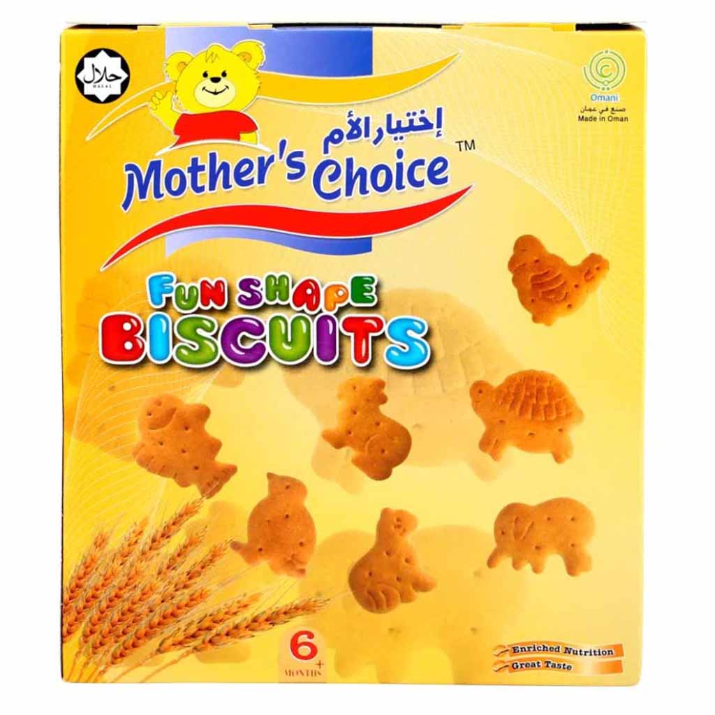 Mother Choice, Fun Shape Biscuits, Kid-friendly shaped biscuits for healthy snacking
