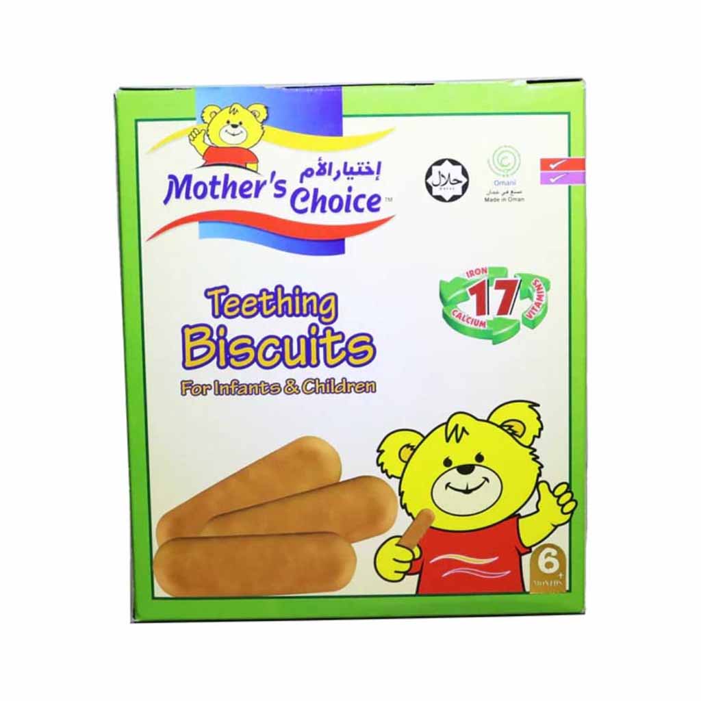 Mother Choice, Teething Biscuits, Soothing biscuits designed for teething infants